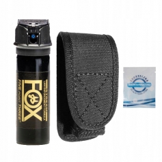 Gaz pieprzowy FOX LABS GOLD STREAM 59ml+KABURA-FOX LABS INTERNATIONAL