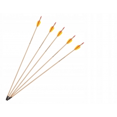 Strzały drewniane ostre do łuku 30" 10 szt.--