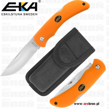 Nóż składany EKA Swede 10 pomarańczowy dla myśliwego-Eka