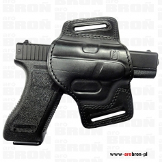 Kabura profesjonalna skórzana motyl krótki otwarty Glock 17/19-Kajman