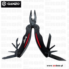 Multitool scyzoryk GANZO G109 RED - 9 funkcji, czerwony-Ganzo