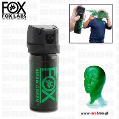 Gaz pieprzowy FOX LABS Mean Green FOG Stożek 43ml Dysza CONE-FOX LABS INTERNATIONAL