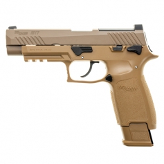 Pistolet wiatrówka SIG SAUER P320 M17 US ARMY 4,5mm AIR-M17-177 - coyote, licencjonowana replika, blow back, śrut diabolo-Sig...