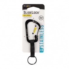 Karabińczyk Nite Ize S-Biner _3 Slidelock Key Ring CSLW3-01-R6 - blokada zamknięcia-Nite Ize