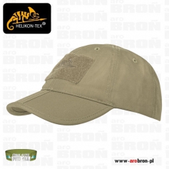 Taktyczna czapka baseballowa Helikon Folding (CZ-BBF-PR-11) - COYOTE, łamany daszek, Rip-stop, Velcro