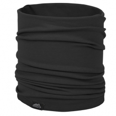 Szalokominiarka - komin Helikon Merino Wrap (CZ-MWP-MW-01) - Czarna, 100% wełna merino-Helikon-Tex®