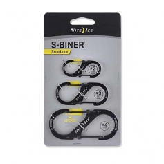 Zestaw karabińczyków Nite Ize S-Biner _2 _3 _4 Slidelock LSBC-01-R6 - blokada zamknięcia-Nite Ize