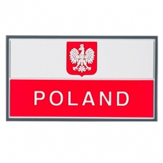Emblemat Helikon Flaga PL z godłem (OD-P29-RB-20) - True Color, naszywka, rzep, PVC-Helikon-Tex®