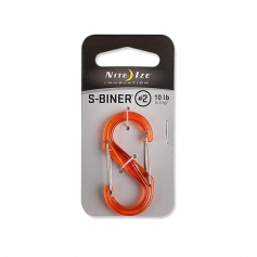 Karabińczyk Nite Ize S-Biner _2 Strong Plastic Orange SBP2-03-19T - maksymalne obciążenie 4,5kg