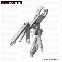 Multitool SWISS TECH Micro-Max ST53100 - 19 funkcji, stal nierdzewna, standard ANSI-Swiss+Tech