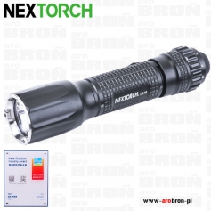 Latarka ładowalna NEXTORCH TA15 taktyczna - 600 lm, IPX8, aluminium lotnicze, dla służb mundurowych GWARANCJA DOŻYWOTNIA-NEXT...