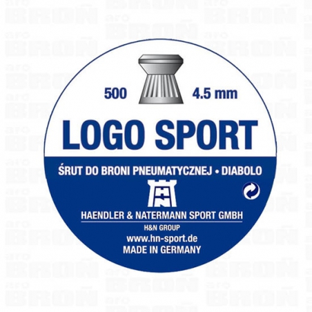 Śrut H&N Logo Sport płaski 4,5mm-H & N