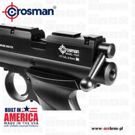 Wiatrówka pistolet PCP Crosman 1701P Silhouette PCP 4,5mm - lufa Lothar Walther, mechanizm spustowy Benjamin Marauder-Crosman