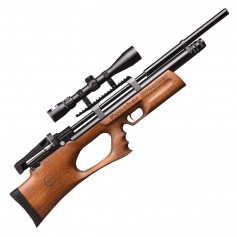 Wiatrówka PCP Kral Arms Puncher Breaker WS Silent 4,5 mm - bullpup, osada orzech, tłumik, regulator prędkości-KRAL ARMS