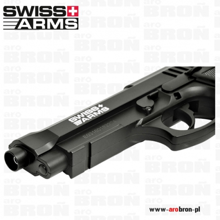 Wiatrówka Cybergun Swiss Arms PT92 4,5 mm METAL (288028) - CO2, kulki BB, DAO-Cyber Gun
