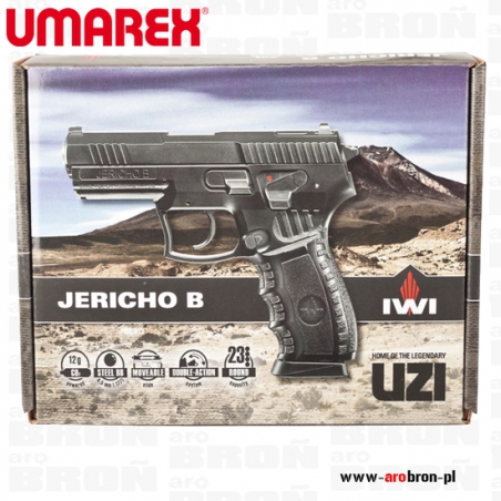 Wiatrówka IWI JERICHO B kal. 4,46mm BB - Pistolet na CO2, metalowy zamek-Umarex