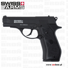 Pistolet wiatrówka Cybergun Swiss Arms P84 4,5 mm (288707) - metal, CO2, KULKI BB, replika Beretta Cheetah M84-Cyber Gun