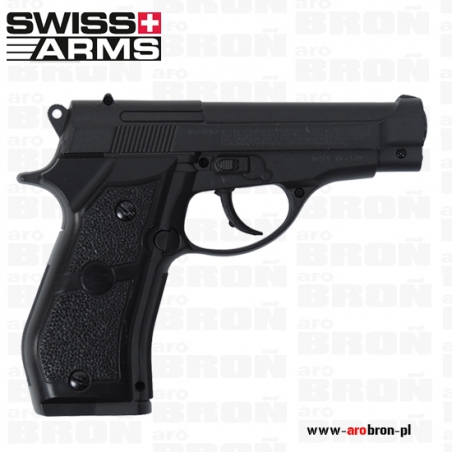 Pistolet wiatrówka Cybergun Swiss Arms P84 4,5 mm (288707) - metal, CO2, KULKI BB, replika Beretta Cheetah M84-Cyber Gun