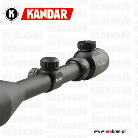 Luneta celownicza KANDAR 3-9x50 IR E EG podświetlany krzyż MilDot A125-KANDAR