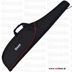 Pokrowiec na wiatrówkę sztucer broń z lunetą FORSPORT LPDK czarny - duży, z obszytą gąbką, długość 129cm, wysokość 30cm-Forsport