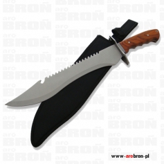 Maczeta N-630 z pokrowcem - ostrze 35,2 cm, stal nierdzewna, pokrowiec cordura, kompaktowa wielkość--