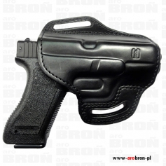 Kabura skórzana motyl długi otwarty do Glock 17/19-Kajman