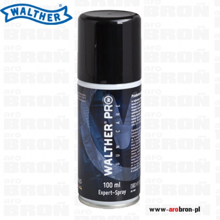 Olej WALTHER PRO Expert 100ml SPRAY do czyszczenia i konserwacji broni, broni hukowej oraz wiatrówek-Walther