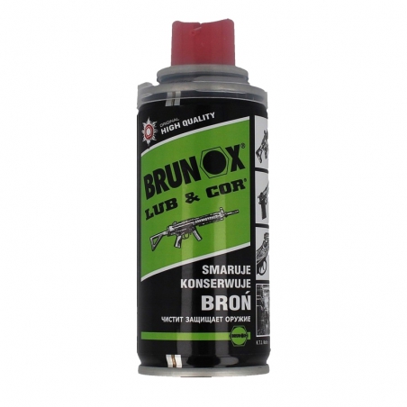 Olej do konserwacji broni wiatrówek BRUNOX LUB&COR Spray 100ml-Brunox