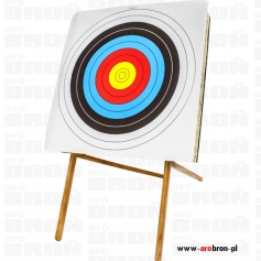 Mata łucznicza piankowa ze stojakiem do łuku 60x60x10cm + tarcza 60x60-Poe Lang