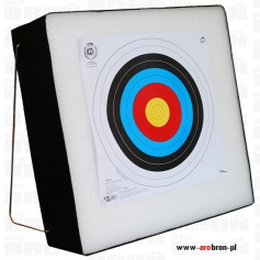 Mata łucznicza piankowa ze stelażem do łuku 60x60x10cm + tarcza 60x60-Poe Lang