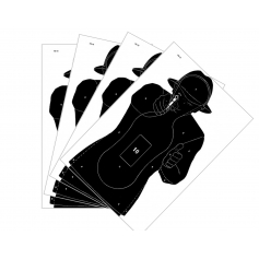 Tarcze strzeleckie Sylwetkowe TS-10 FRANCUZ 20szt--