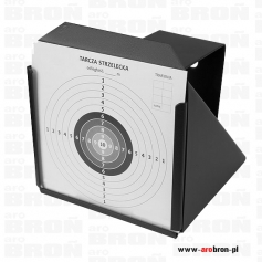 Kulochwyt metalowy wzmocniony 14x14 cm czarny - wytrzymały, gruba blacha--