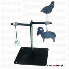 Strzelnica obrotowa podwójny Spiner 4 ze zwierzętami--