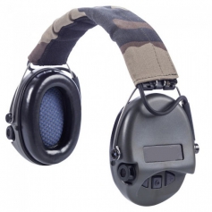Ochronniki słuchu aktywne SORDIN Supreme Pro-X 75302-X Camo - gniazdo AUX, IPX67, kabel mini jack - jack, 5 lat gwarancji-SORDIN