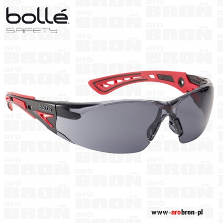 Okulary ochronne Bolle Safety RUSH+ Smoke RUSHPPSF - przyciemniane, norma: EN166/ EN172-Bolle