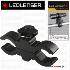 Mocowanie uniwersalne, montaż, uchwyt na lunetę do latarki Ledlenser oraz Fenix-Ledlenser