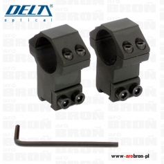 Montaż 2-częściowy średni Delta Optical AG-25M4 - do lunety max. 42mm-DELTA