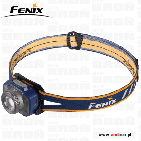 Latarka czołowa Fenix HL40R Blue ładowalna - 600 lm, zasięg 147m, wodoodporna IP66, akumulatorowa, zmienna ogniskowa-Fenix