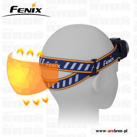 Latarka czołowa Fenix HL40R szara ładowalna - 600 lm, zasięg 147m, wodoodporna IP66, akumulatorowa, zmienna ogniskowa-Fenix