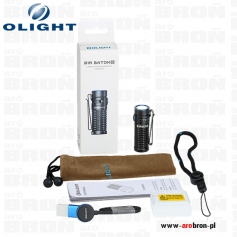 Latarka ładowalna Olight S1R II Baton XM-L2 - 1000 lm, IPX8, zasięg 145m, akumulator RCR123-OLIGHT