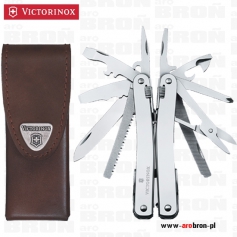 Multitool scyzoryk Victorinox SwissTool Spirit II 3.0224.L - 27 funkcji + skórzany futerał, kabura-Victorinox