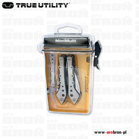 Multitool TRUE UTILITY MINIMULTI TU-195 - stal nierdzewna, kombinerki, 7 narzędzi, szczelne pudełko-True Utility