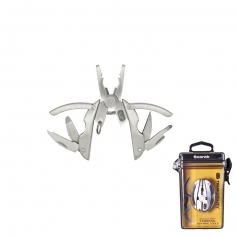 Multitool TRUE UTILITY SCARAB TU-204 - stal nierdzewna, kombinerki, 6 narzędzi, szczelne pudełko-True Utility