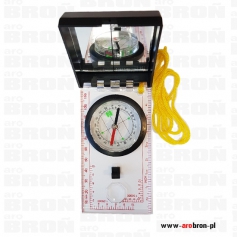 Kompas mapowy kartograficzny KP-009 z lusterkiem--