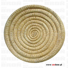 Mata łucznicza słomiana do strzelania z łuku 80cm typu ślimak--