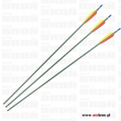 Strzała aluminiowa ostra 30 cali LIGHT GREEN 2118 - do łuku strzały - 1szt-Poe Lang