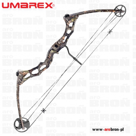 Łuk bloczkowy NXG Thrust Camo 70 lbs 2.2332- majdan aluminium, ramiona włókno szklane-Umarex