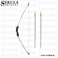 Łuk klasyczny JX-1001 Classic - 18 lbs, 2 strzały z włókna szklanego-Sekula Archery