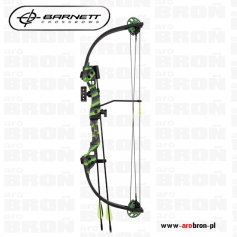 Łuk bloczkowy Barnett Tomcat 2 dla najmłodszych - komplet 2 strzały, celownik, kołczan, tłumik cięciwy, podpórka-Barnett