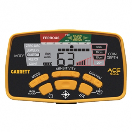 GARRETT Ace 400i 11" DD wykrywacz metali + ProPointer AT Zestaw 3 lata gwarancji-Garrett